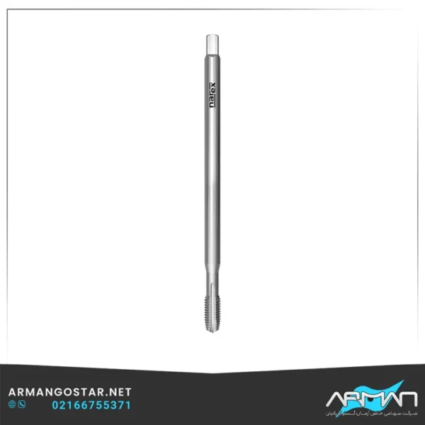 1500XXL - قلاویز ماشینی نارکس با شیار مستقیم و نوک مارپیچ، طول 120 میلی‌متر، ساخت چک
