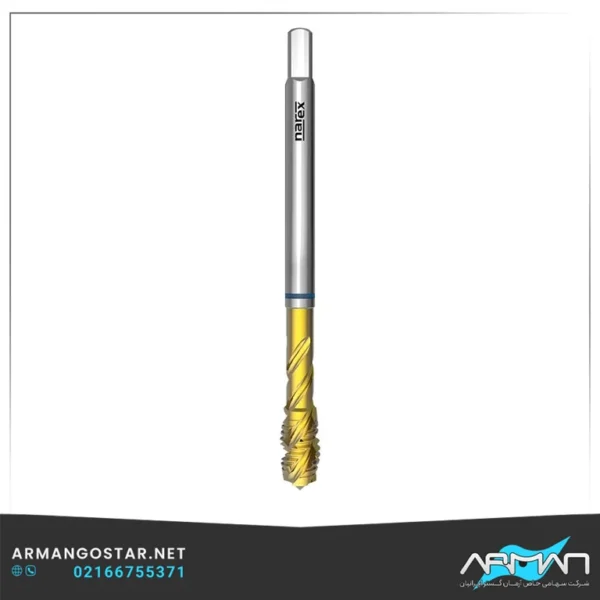 4264 - قلاویز ماشینی نارکس با شیار مارپیچ راست‌گرد 40 درجه، ساخت چک